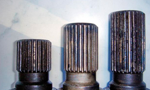 восстановление шлицевого соединения